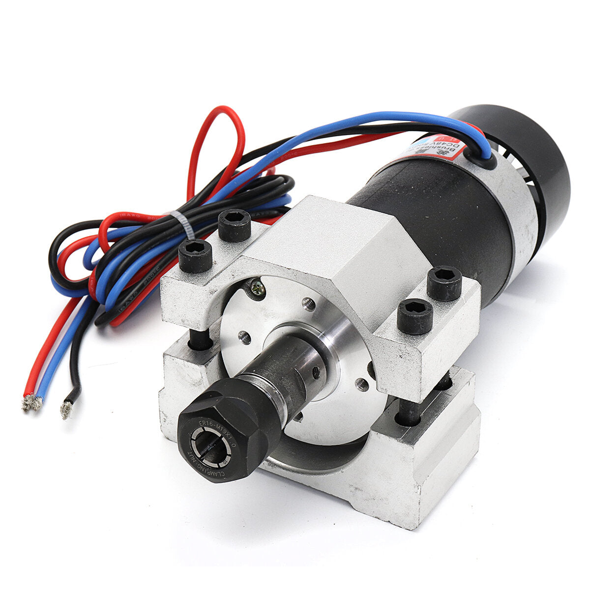 500W Brushless Spindle Motor with Brushless Spindle Driver and Clamp