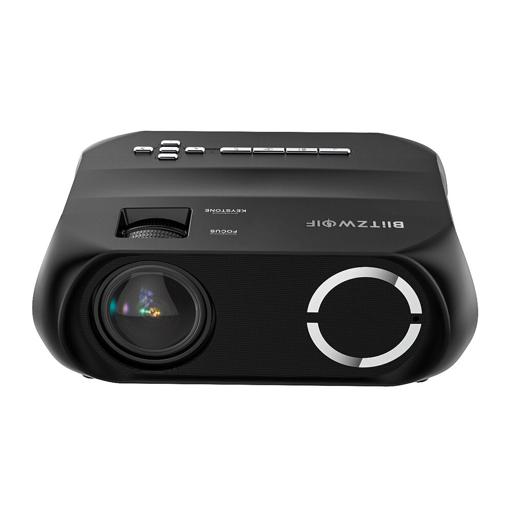 LCD LED HD Projector 6000 Lumens Beamer 1280x720 Pixels Wireless Phone Same Screen 16.7 Million Colors 3500:1 Contrast Ratio