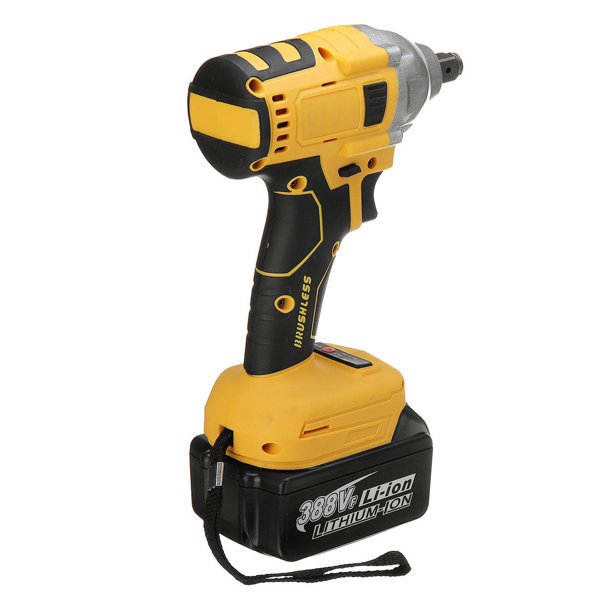 800N.M 1/2" 388VF 6000mAh Electric Wrench Brushless Motor Woodworking Tool with/without Battery