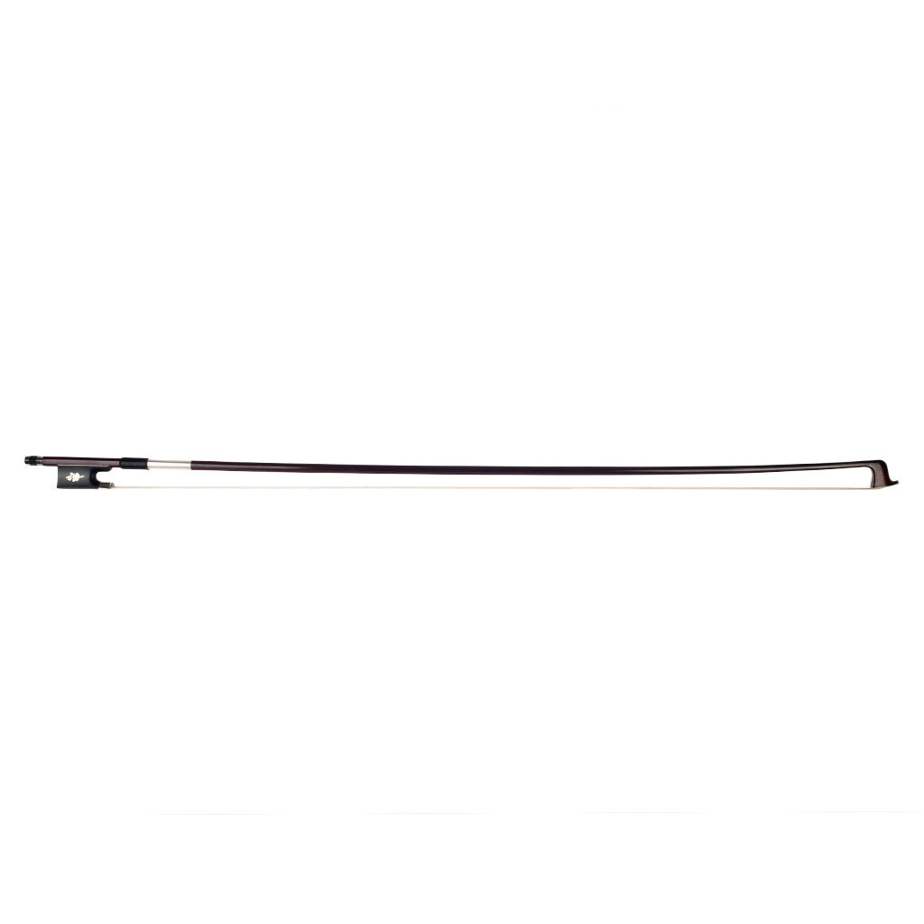 4/4 Violin Bow Brazilwood Bow Octagonal Stick Sheepskin Grip White Horsehair Ebony Frog