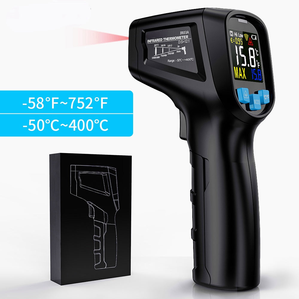 Non-Contact Laser Infrared Thermometer For Cooking Repairs Industrial