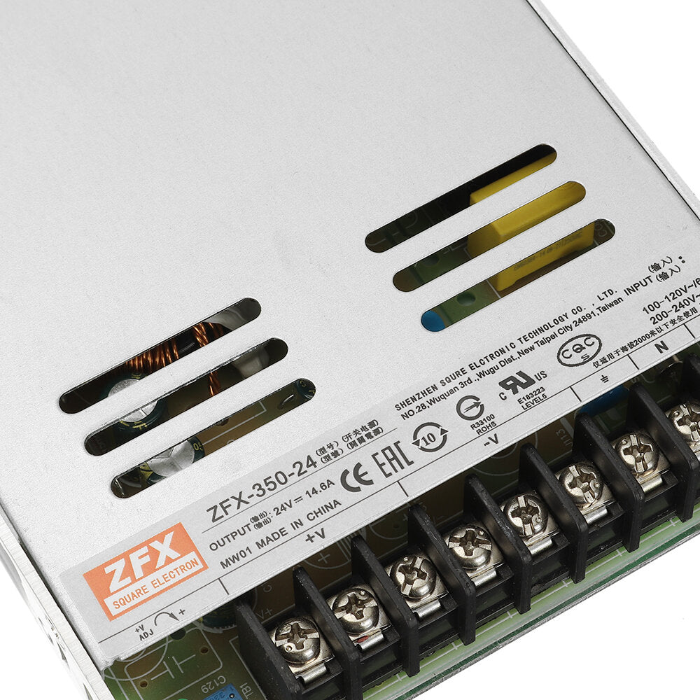 AC 220V to DC 24V 350W Switch Power Supply with Cooling Fan for LED/Monitor Equipment Short Circuit Protection
