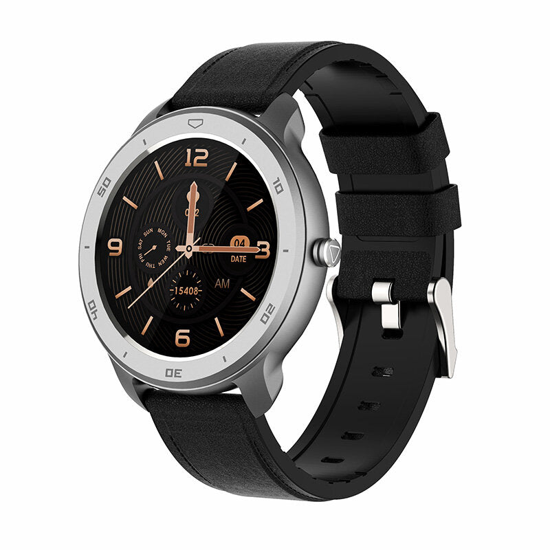 1.3inch Full Touch Screen Heart Rate Blood Pressure Monitor Music Control Smart Watch