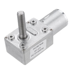 DC 12V Worm Gear Motor 10/30/90/150RPM Turbine Self-locking Reduction Gear Motor