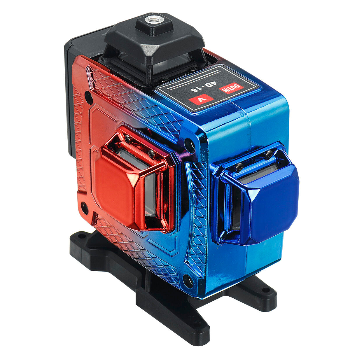 16 Line 4D Colorful Green Light Laser Level Single/Dual Battery 360 Horizontal Vertical Cross Measurement