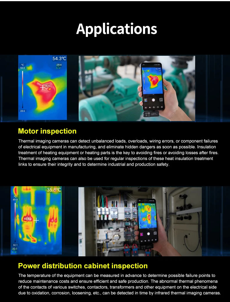 GreenZech Mobile 120 Series | Smartphone Thermal Imaging Camera | 120x90 HD Infrared Imager for iOS & Android