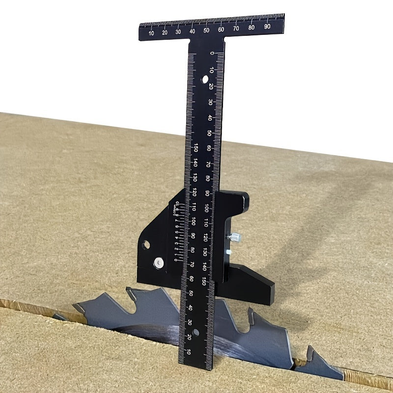 0-150mm Aluminum Alloy Multi-Function Metric Scriber Gauge Measuring Tool