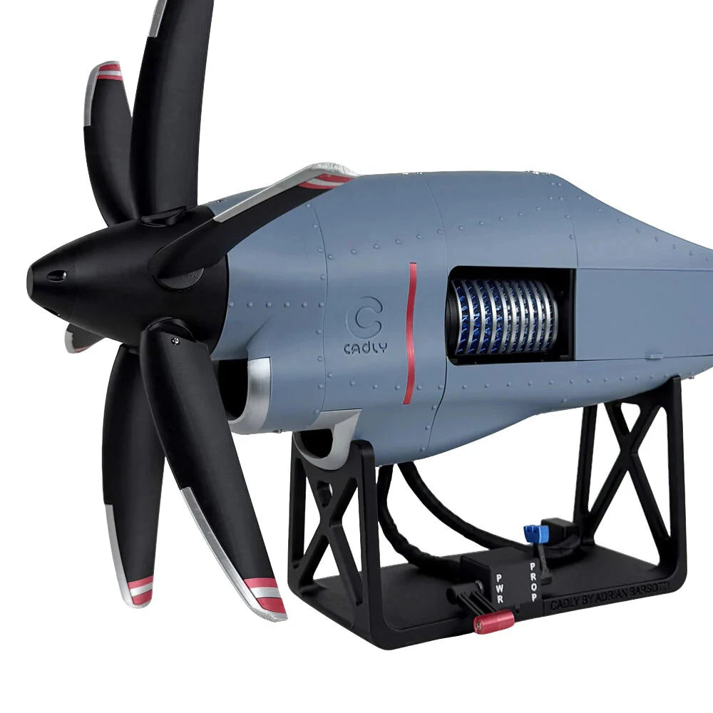 Turboprop Engine Model from C-130 Hercules Transport Aircraft DIY KIT Creative Desktop Ornaments Decoration Science Discovery Toys