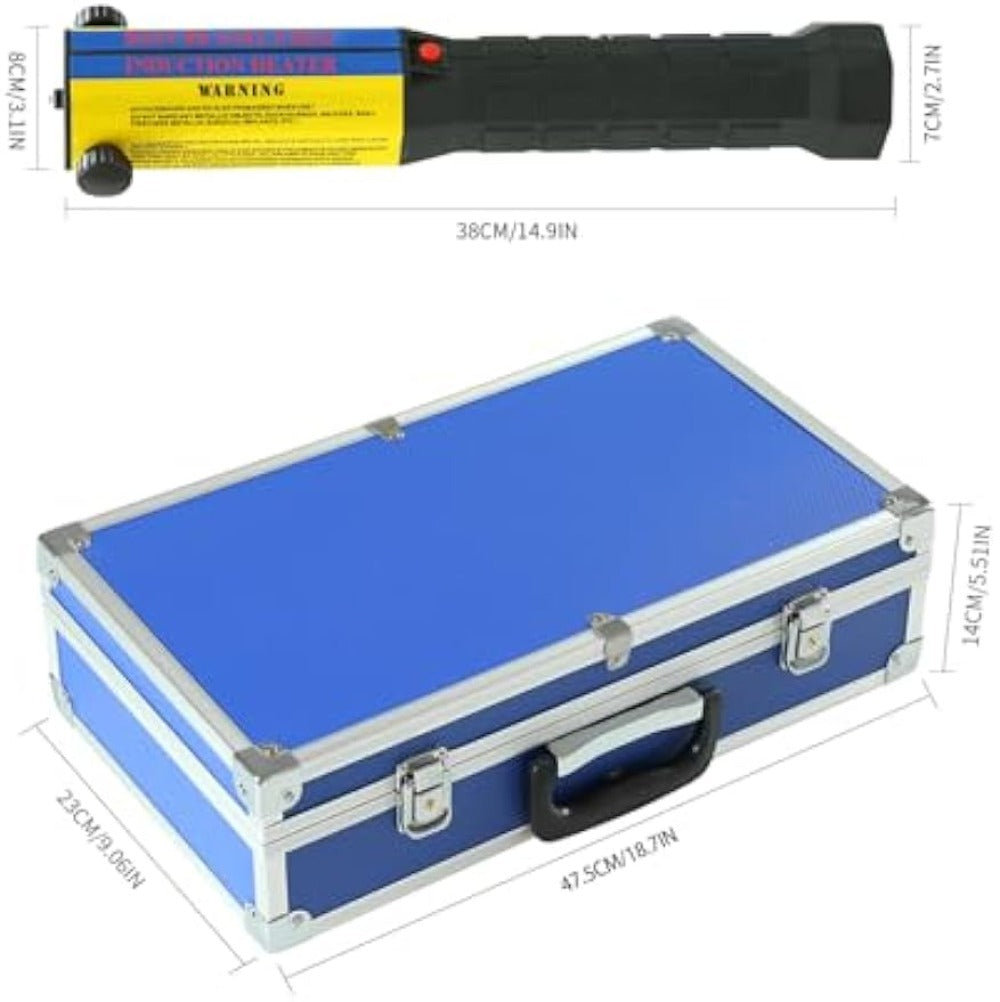 Greenzach MagHeat™ 1000 Magnetic Induction Heater Kit | Flameless Bolt Remover | Ultimate Value Edition with 10 Coils & Case