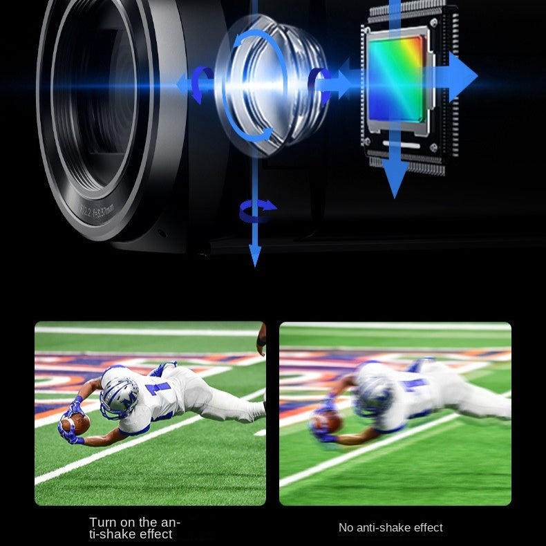 5K Ultra HD Digital Camera with 64MP, 16X Zoom, 3" Touch Screen, HDMI, WiFi Control, and Time-lapse Features