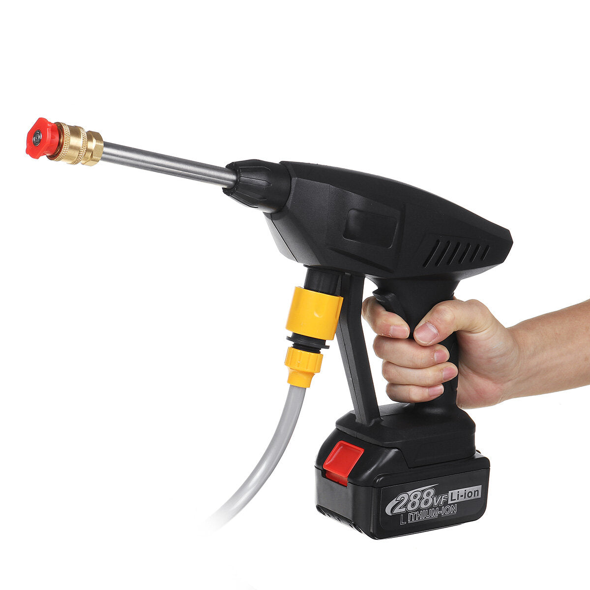 600W High Power Car Washing Machine Wireless Rechargeable High Pressure Car Washer Guns