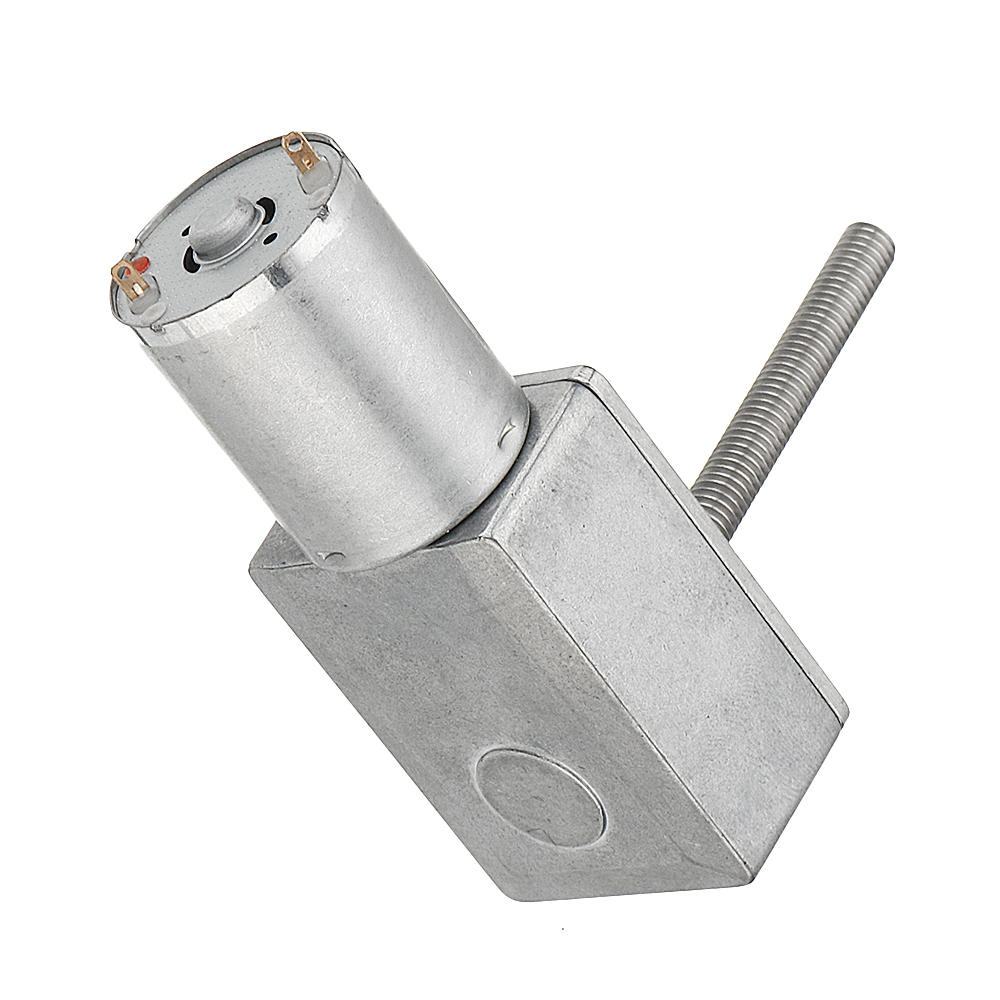 50mm-M6 Screw Worm Gear Motor DC 6/12/24V 150RPM Self-locking Reduction Gear Motor