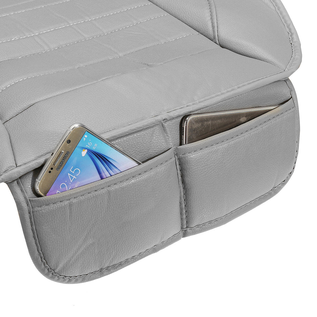 Waterproof Car Front Racing Seat Cover PU Cushion Pad Padded Mat with Rope