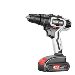42VF 5*1500mah Electric Drill Driver 2 Speed 36NM Power Drills 25+3 Torque DIY Powerful Tool