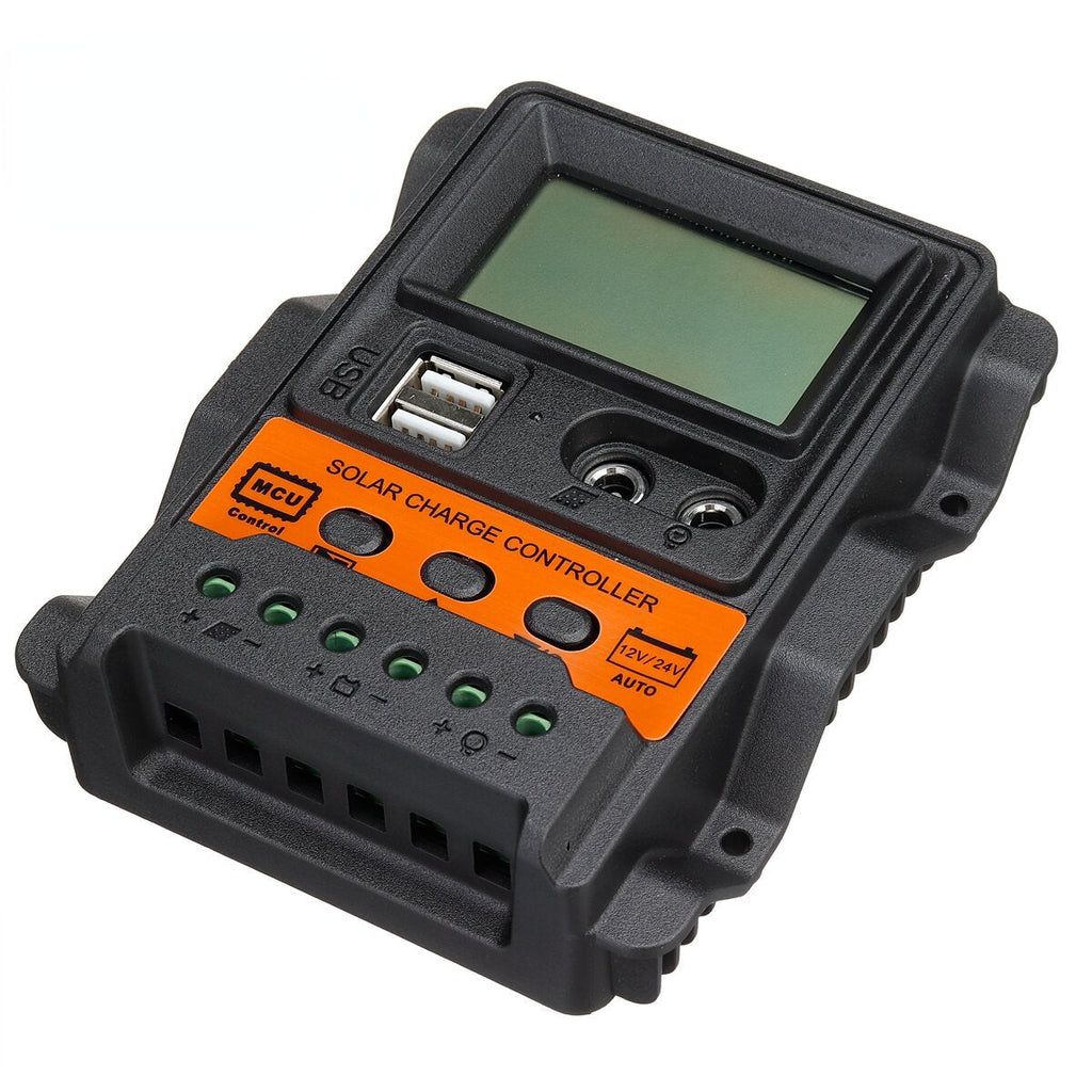 LCD Display 12V/24V 10A/20A/30A Input Solar Charge Controller Auto Parameter Adjustable MPPT Solar Panel Regulator Purism