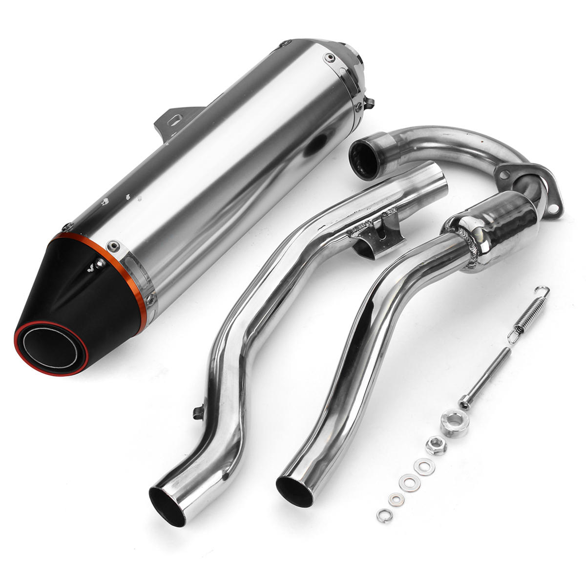 Motorcycle Aluminum Exhaust Muffler Slip-On System Pipe For Honda CRF 150F 230F 03-16