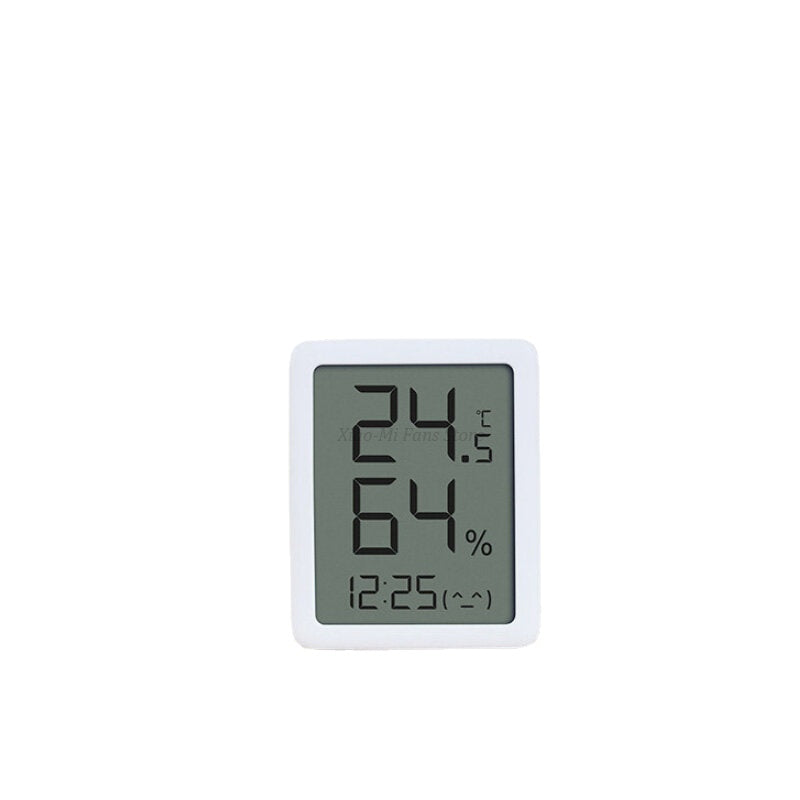 2PCS Miaomiaoce E-ink Screen LCD Large Digital Display Thermometer Hygrometer Clock Temperature Humidity Sensor