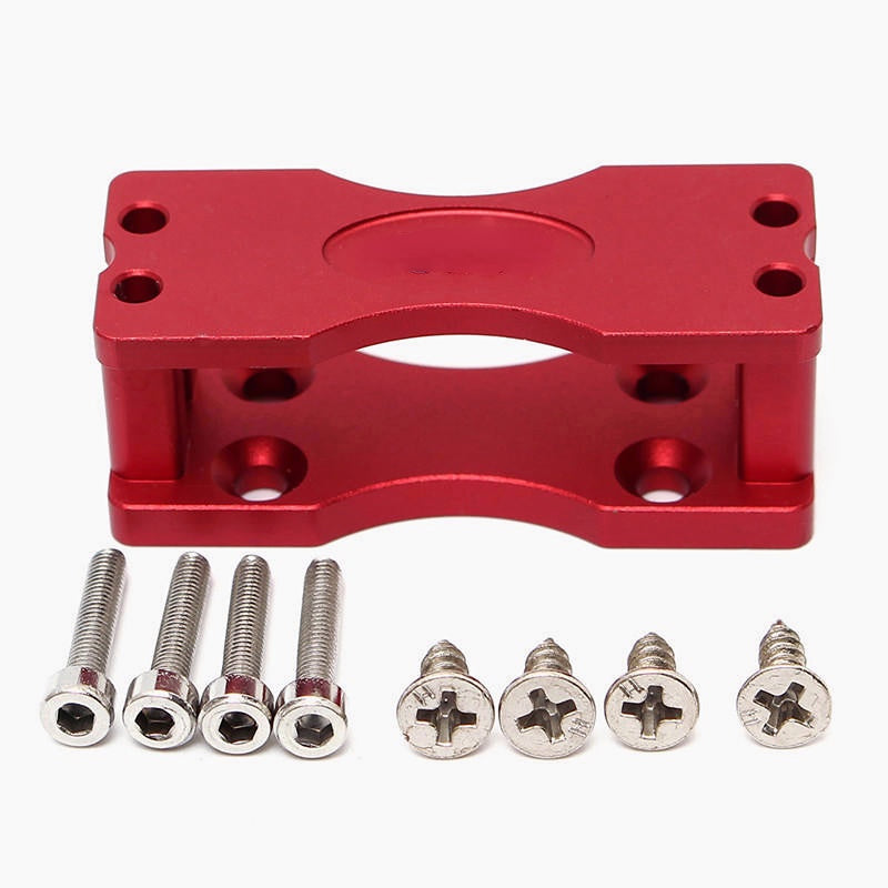 Black/Red CNC Aluminium Alloy Steering Gear Bracket
