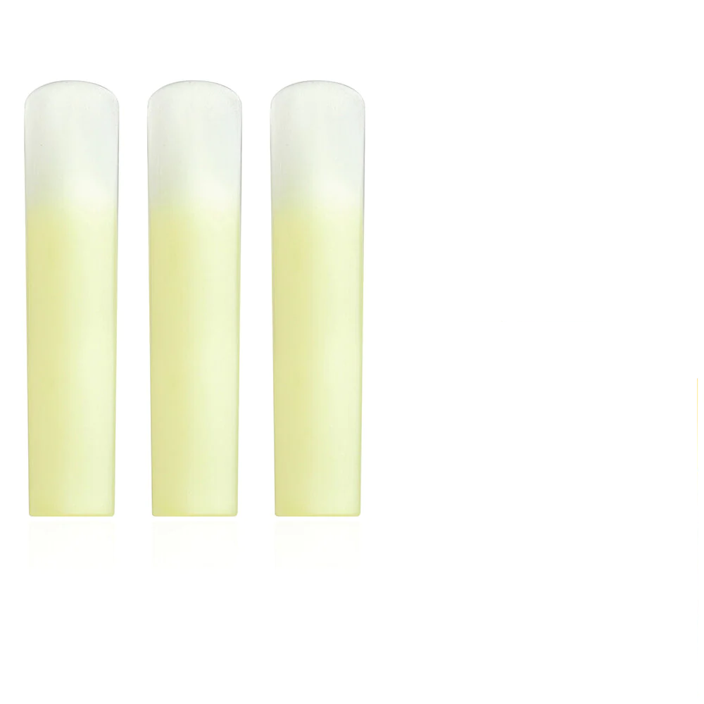 3Pcs Treble Saxophone Reeds Synthetic Resin 1.5/2.0/2.5 Reed Strength Sax Woodwind Instrument Plastic Parts Accessories