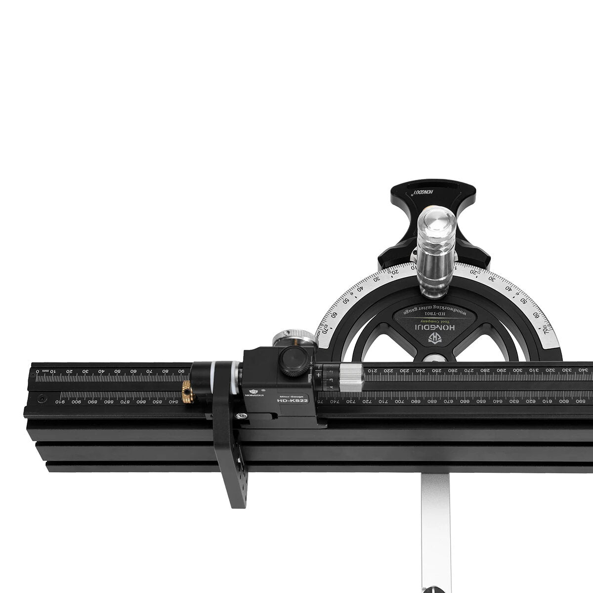 High Precision Miter Gauge with Adjustable Angle 0-70°, Extended 910mm Fence, Easy Read Scale, Aluminum Construction