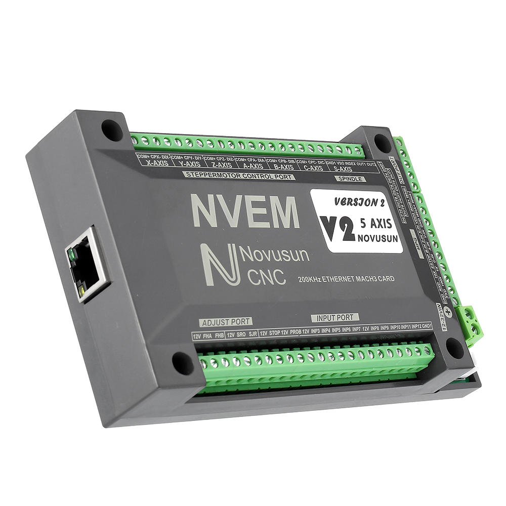 5 Axis CNC Controller Ethernet MACH3 USB Interface Board Card NOVUSUN for CNC Engraving Stepper Motor