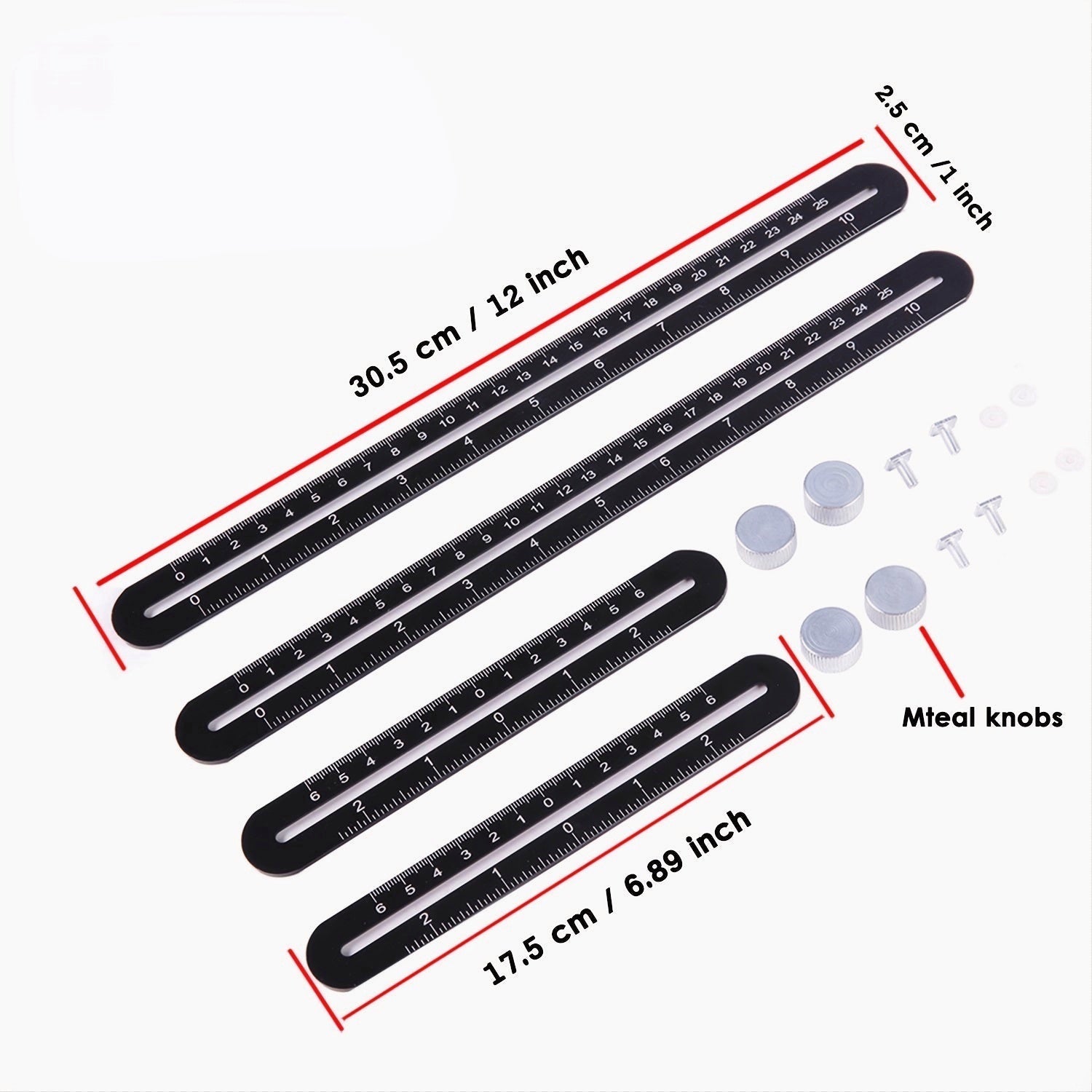 Heavy Duty Aluminum Angle Finder Multi Measuring Ruler For Craftsman Construction