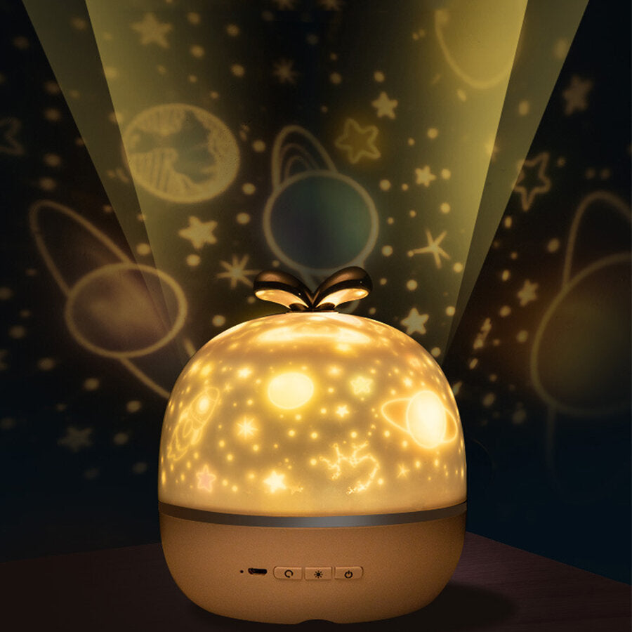 Cover sage Rotating Night Light Projector Spin Starry Sky Star Ocean World Children Kids Baby Sleep Romantic Projection
