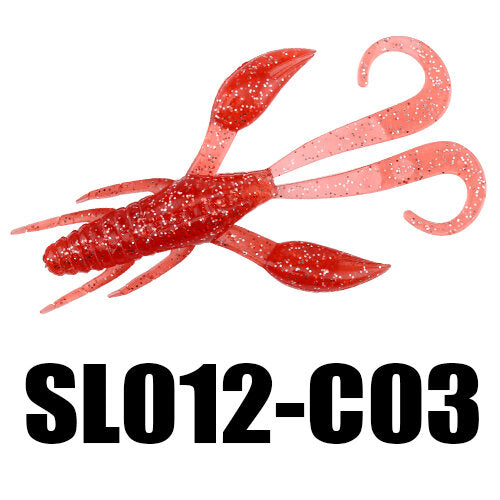 6pcs/bag 6.2g 85mm 3.4in Soft Fishing Lure Soft Shrimp Lure Fishing Bait