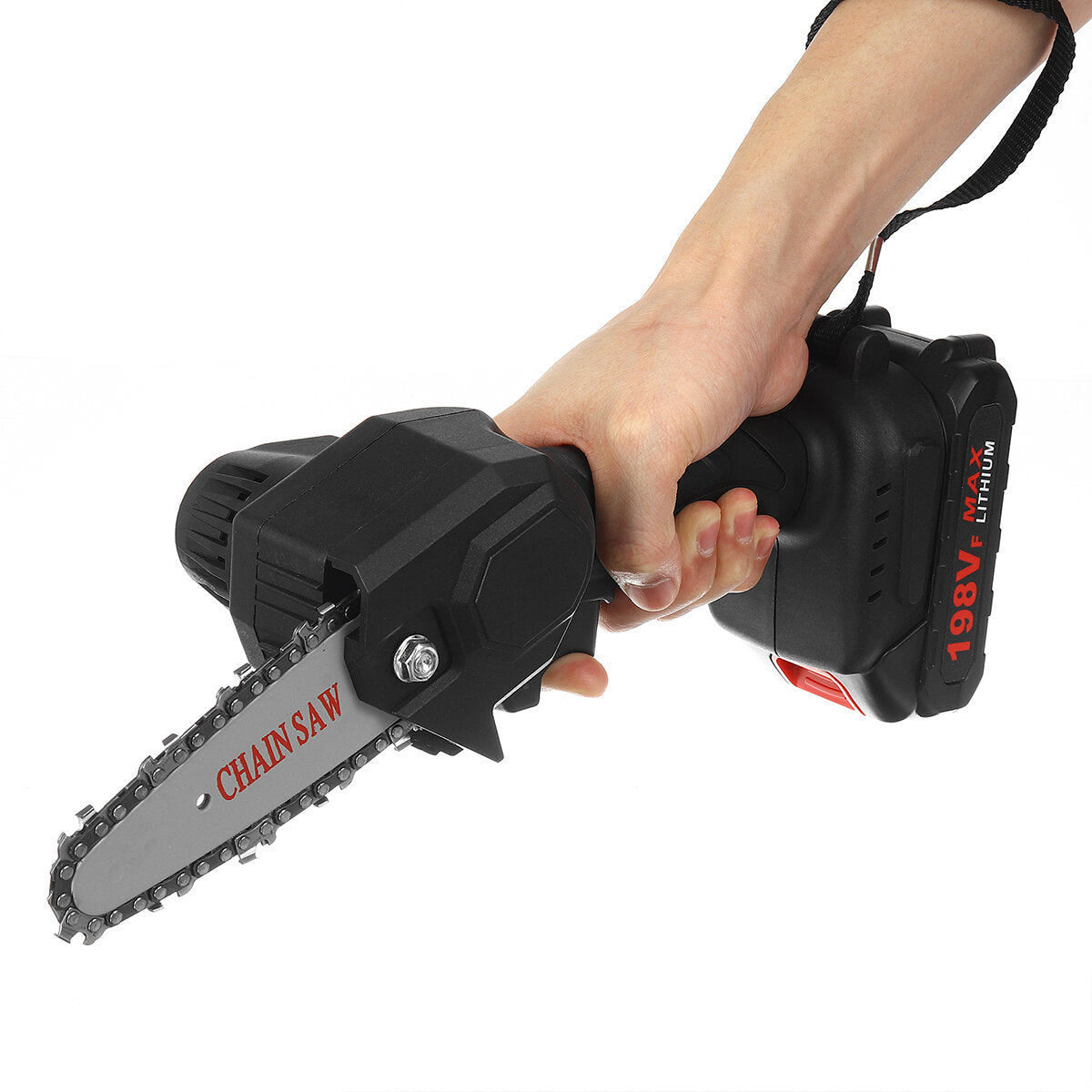 21V 4 Inch 600W Electric Handheld Cordless Rechargeable Portable Woodworking Saw
