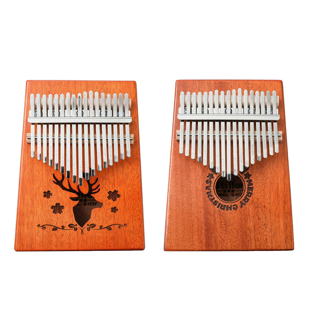 17-Key Kalimbas Wooden Finger Thumb Piano Mbira Education Musical Instrument Toy