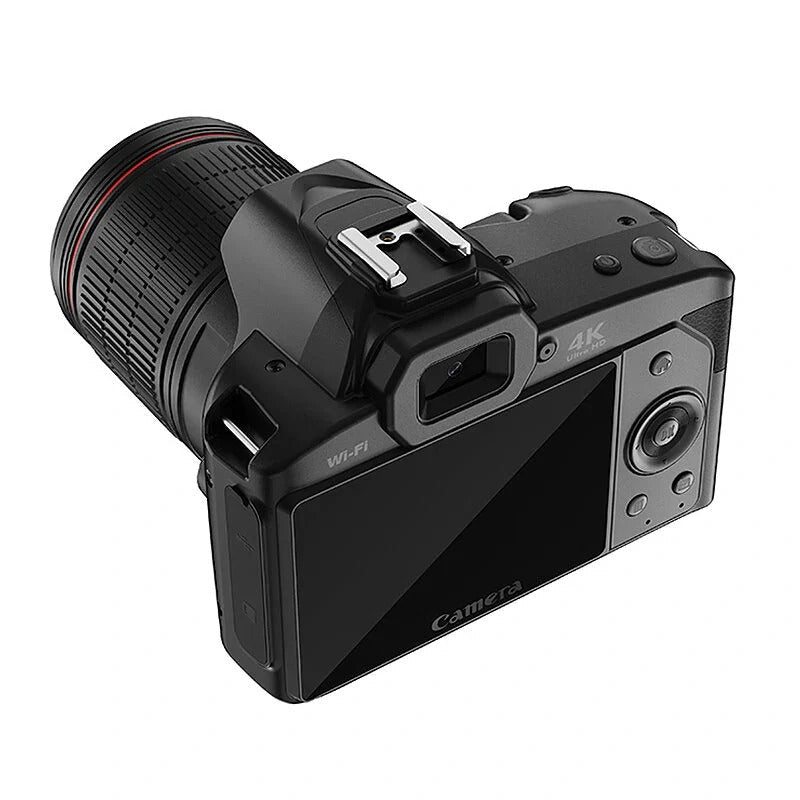 6400MP HD WiFi 4K Dual Lens Camcorder, 3" IPS Display, 16X Zoom, DSLR for YouTube Streaming & Vlogging