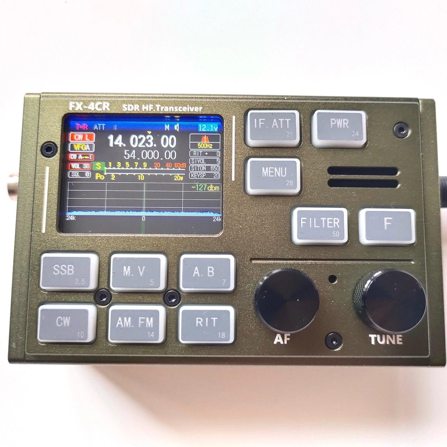 3rd Generation V3 Radio SDR HF Transceiver 1-20W Adjustable Power USB LSB CW AM FM Modes Bluetooth Type-C Port