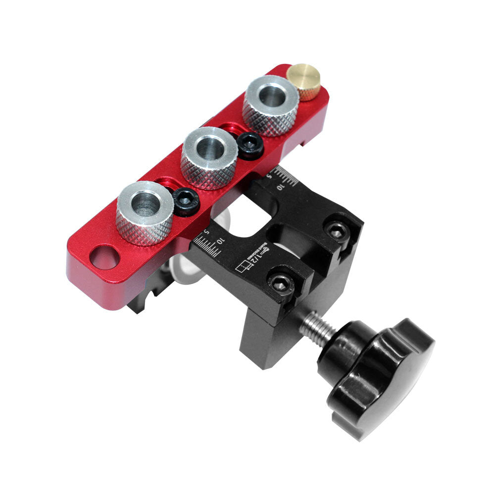 Adjustable 8/15mm Metal Bushings for Accurate Drilling Alignment - 6061 Aluminum, Includes Doweling Jig Set