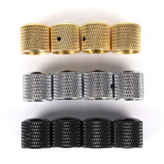 1PC Electric Guitar Volume Knob With Hexagon Screws Lock Volume Control Buttons For Electric Guitar Bass Chrome