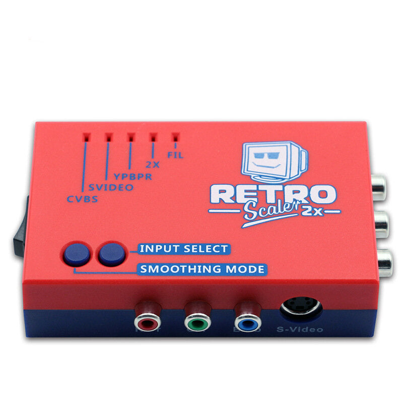 AV to HDMI Converter Adapter Line-doubler for Retro Game Consoles PS2 N64 NES Dreamcast Saturn