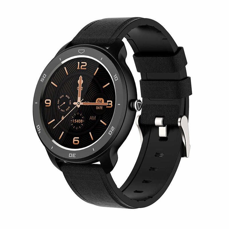 1.3inch Full Touch Screen Heart Rate Blood Pressure Monitor Music Control Smart Watch