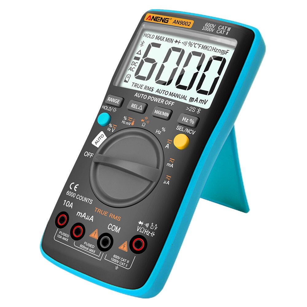 Digital Bluetooth True RMS Multimeter 6000 Counts Professional Auto Multimetro AC/DC Current Voltage Tester