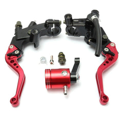22mm 7/8 Inch Handlebar 16mm Bore Motorcycle Brake Clutch Master Cylinder Lever Reservoir