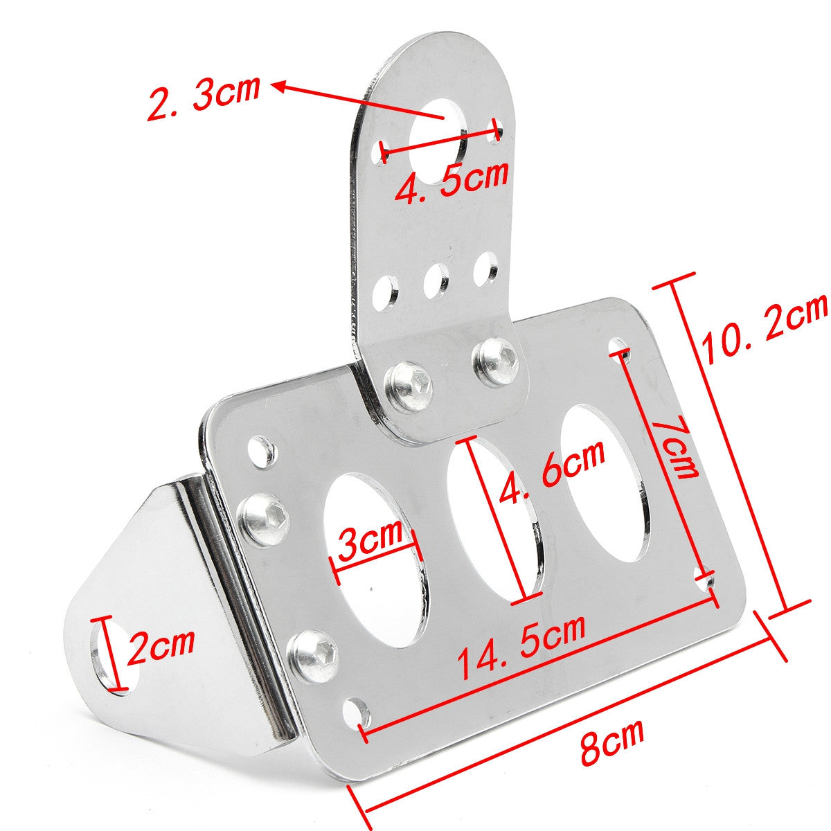 Taillight SidE-mount Bracket Motorcycle License Plate For Harley Chopper