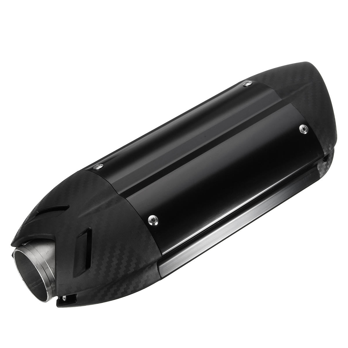 38-51mm Motorcycle Exhaust Street Sport Bike Carbon Stainless Steel Muffler Universal