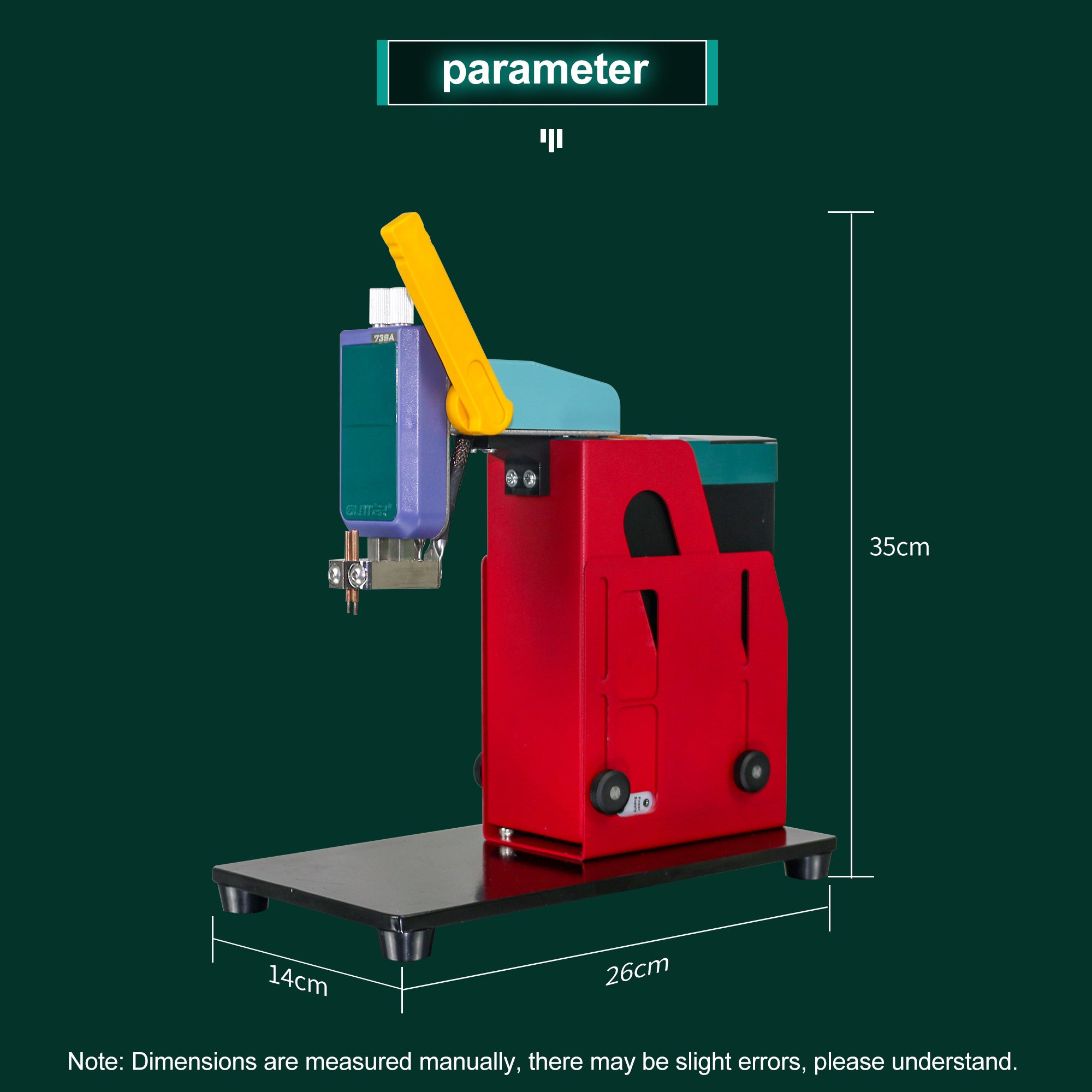 Glitter 801H+ Pulse Spot Welder Workstation 24KW 4000A Lithium Battery Welding Machine With Rocker Arm Adjustable Lift Table