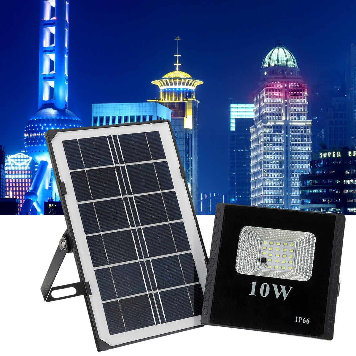 20LED Solar Flood Light Outdoor Garden Street Lamp Waterproof Flood light+Remote