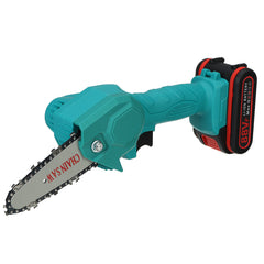 4 inch 88VF 1080W Electric Cordless Chain Saw Chainsaw Handheld Woodworking W/ Battery Kit