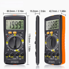 Digital Multimeter Ultra-thin Storage Meter Auto Voltmeter AC DC 220V