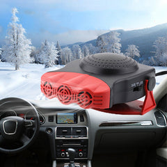 DC12V 150W Heat & Cool Dual Use Car Electric Defrost Heater Wind Heater Auto Car Heating Portable With Swivel Handle Air Snow Defogger
