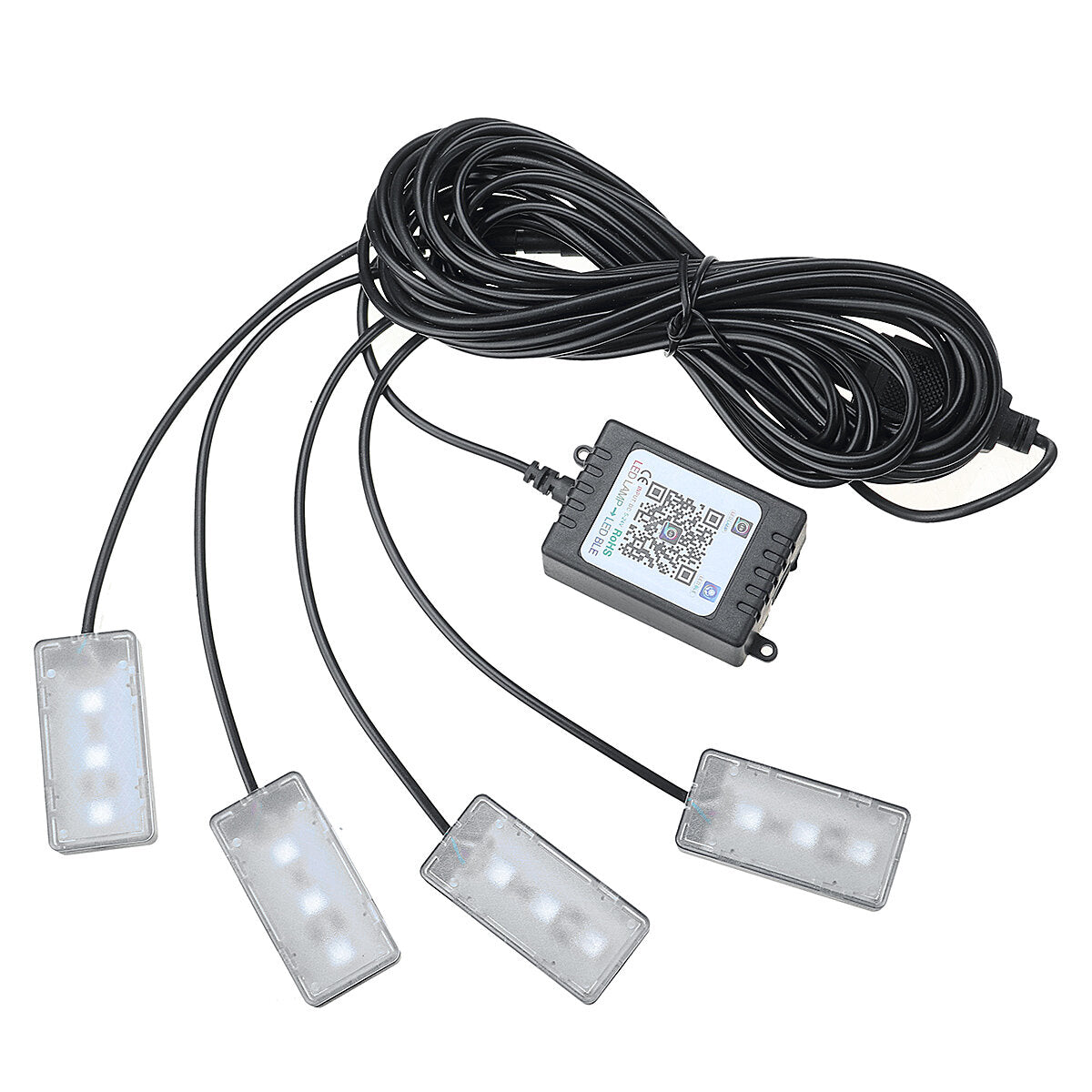 Full Car 8m Ambient Fiber Optic Atmosphere Light Interior Light Wireless
