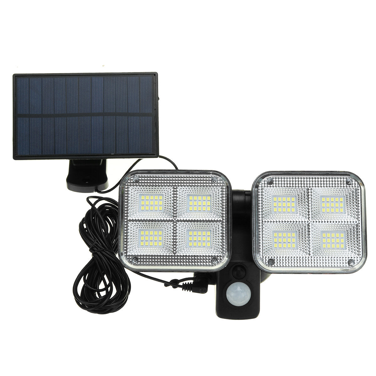 Multifunctional LED Solar Split Wall Light Human Body Sensor Light Outdoor Garden Light