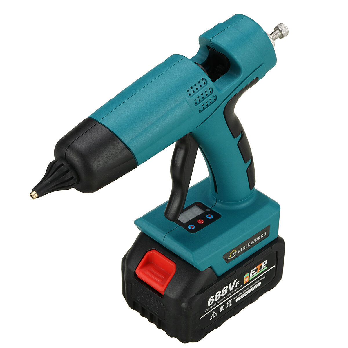 688VF 2000W Hot Melt Glue Guns Cordless Rechargeable Hot Glue Applicator Home Improvement Craft DIY For Makita Battery
