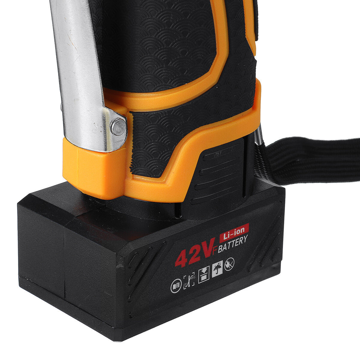3/8" 42VF Electric Cordless Ratchet Right Angle LED Wrench Impact + 1/2 Battery
