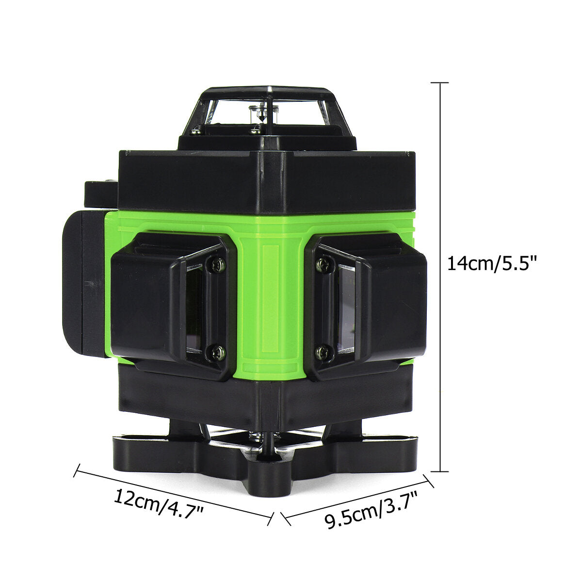 LED Display 3D 360 16 Line Green Light Laser Level Cross Self Leveling Measure Tool